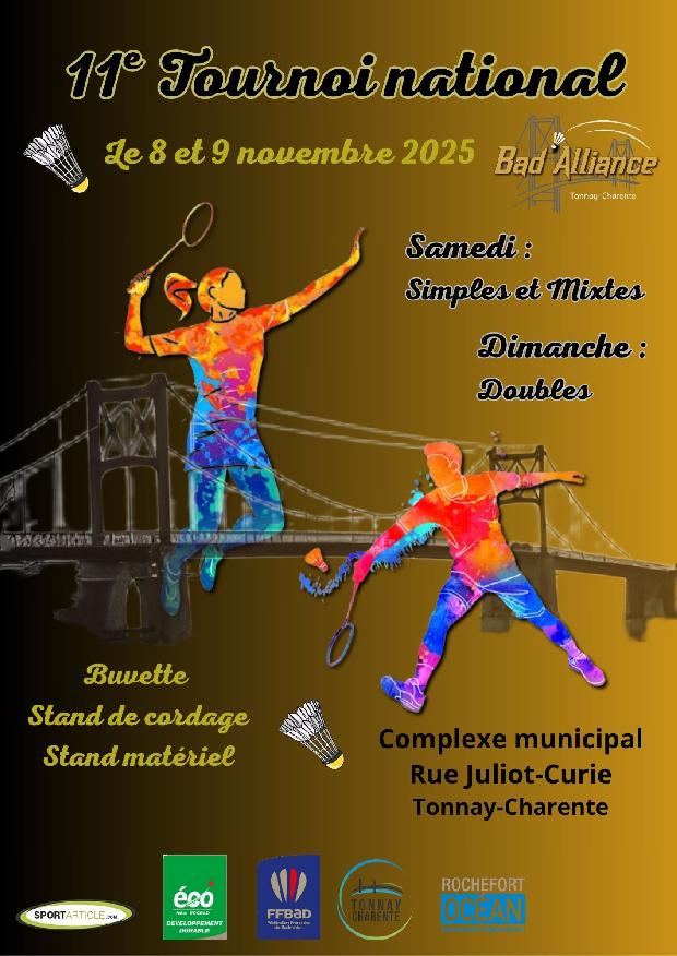 11ème Tournoi National Sénior de Tonnay-Charente